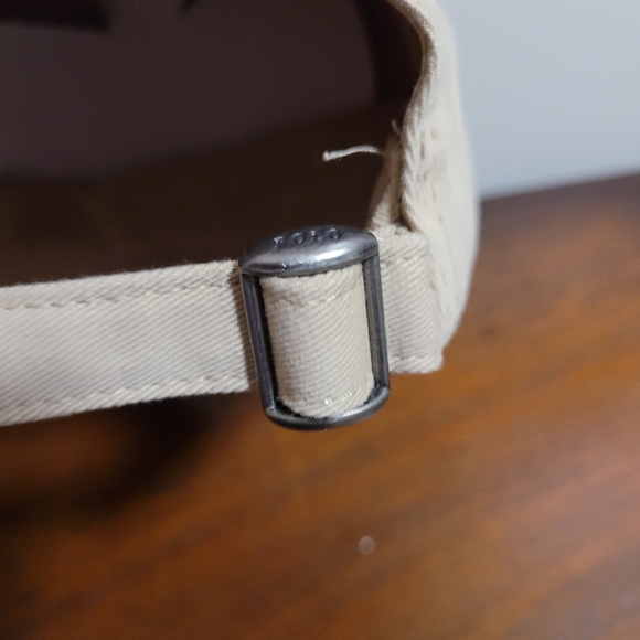 Ralph Lauren The Iconic Cotton Chino Tan Khaki Baseball Cap - Picture 4 of 10